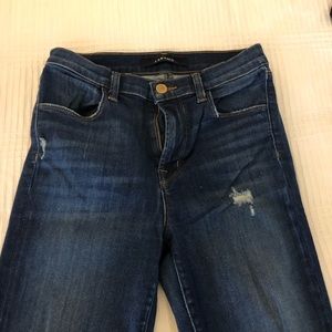 JBrand Alana Cropped in Indigo used twice 27